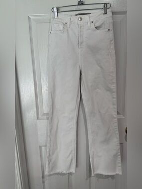 Hudson Jeans Off-White Straight-Leg Women's Jeans